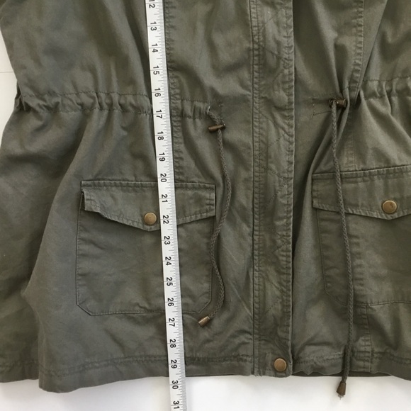 New Look Utility Jacket Cargo Army Green Size 2X - Picture 8 of 10